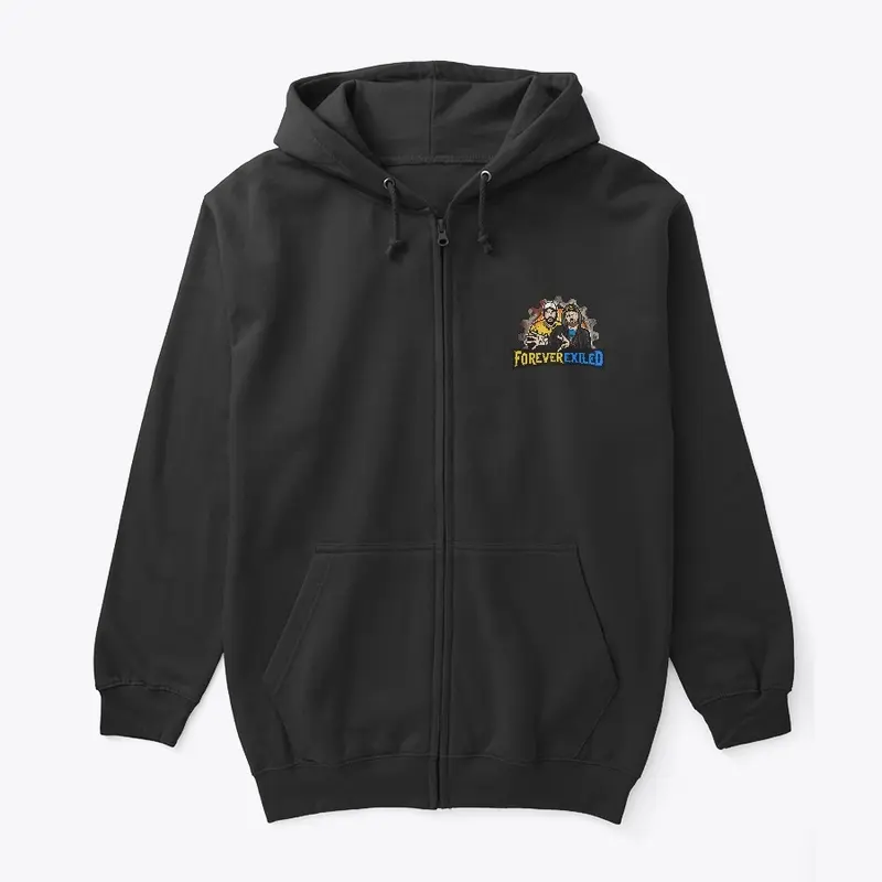 Forever Exiled Zip Up Hoodie